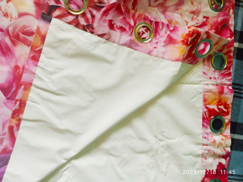 Шторы блэкаут Dunelm 168*137 на люверсах