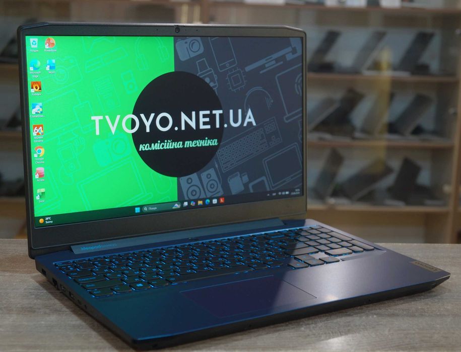 ГАРАНТІЯ Lenovo (IPS/Core i5-10300H/RAM 16ГБ DDR4/SSD 256ГБ/GTX 1650 4ГБ)TVOYO