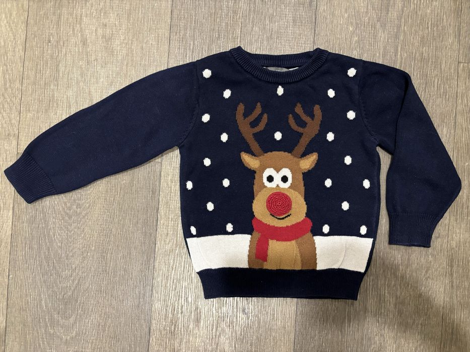 Кофта новорічна H&M новогодняя