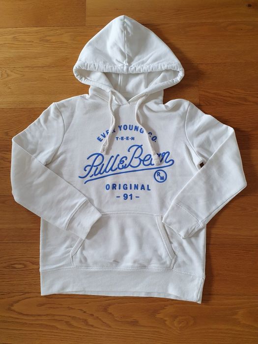 Biała bluza damska pull&bear rozmiar M