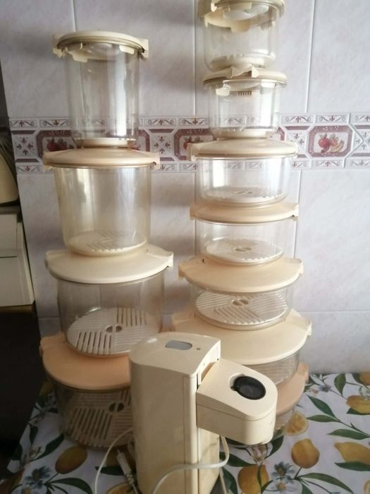 Caixas e máquina vacumizer