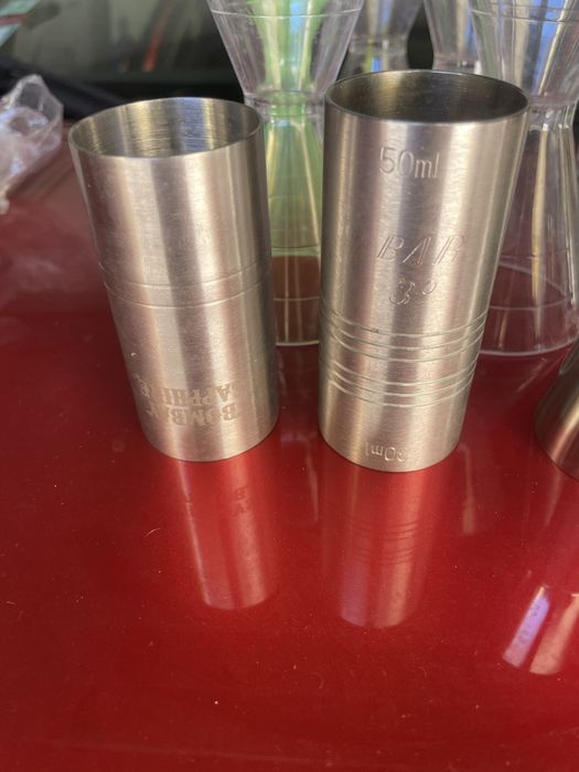 Jiggers, medidores ou doseadores de Bar