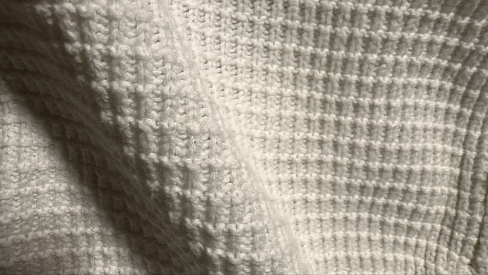 Top Crop de Malha / Crochet Branco