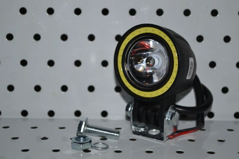 Светодиодная LED-фара 10W 12V "Ангел глаз"