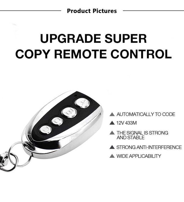 Comando controle remoto  universal cópia de porta / Portão da garagem