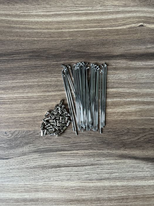 NOWY CZESKI komplet CHROMOWANYCH szprych szprychy JAWA 50 JAWKA