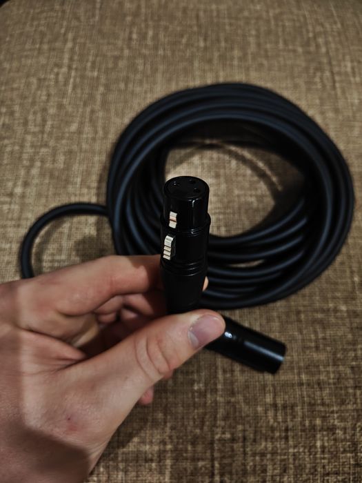 Кабель XLR 5м для мікрофона
