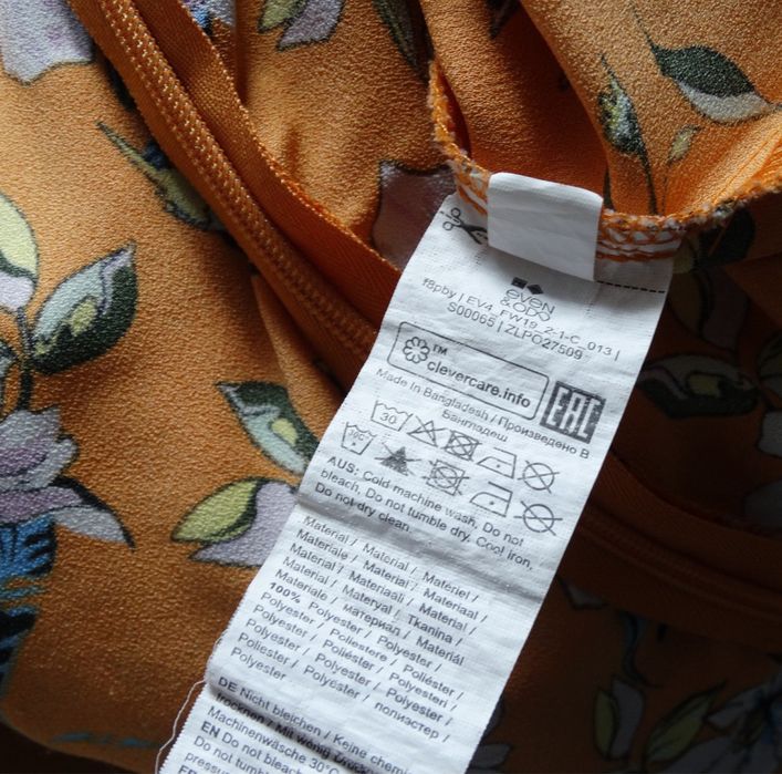 Sukienka w kwiaty Even&Odd rozm. S 36 na lato dziewczęca kwiatki