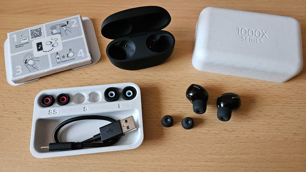 Słuchawki Sony WF-1000XM5 ANC Czarne