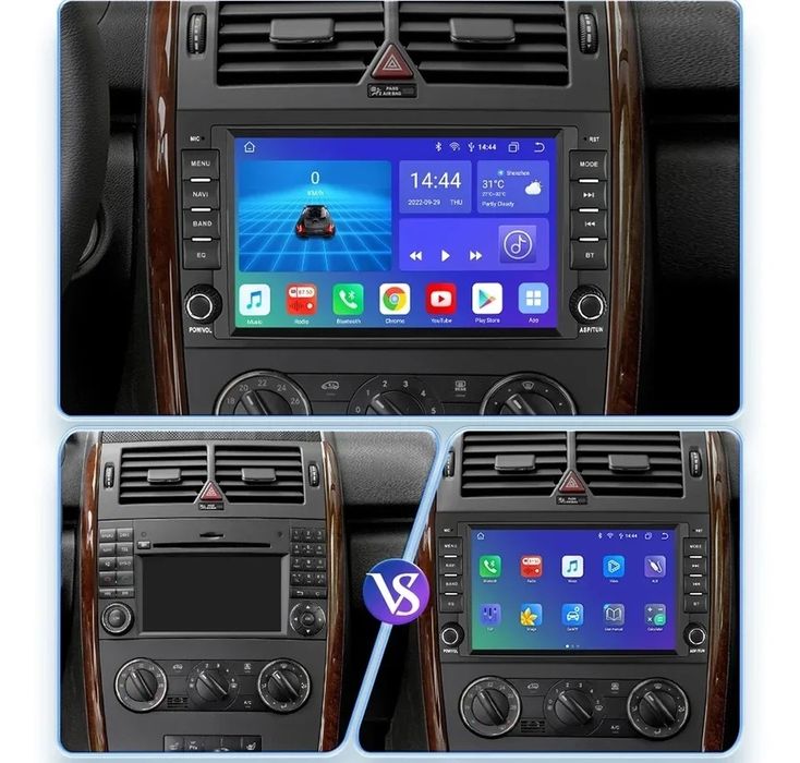 Radio Android Mercedes W245 B200 W906 Sprinter W639 Vito W169VWCrafter