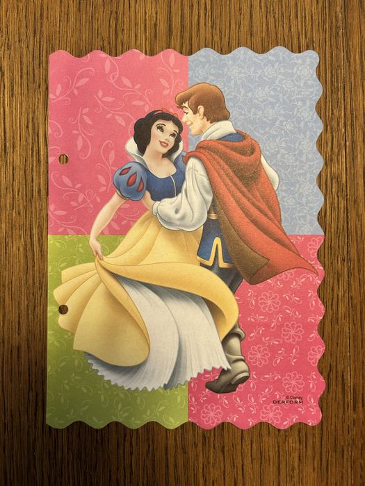 Duża karteczka Królewna Śnieżka A5 super kolakcja 484