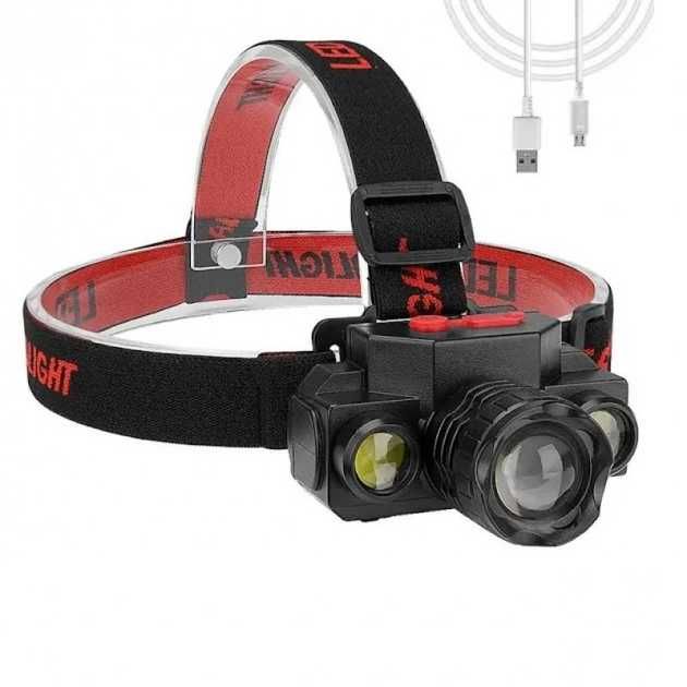 Налобный фонарик светильник Bailong КХ-1805 аккумуляторный, есть опт