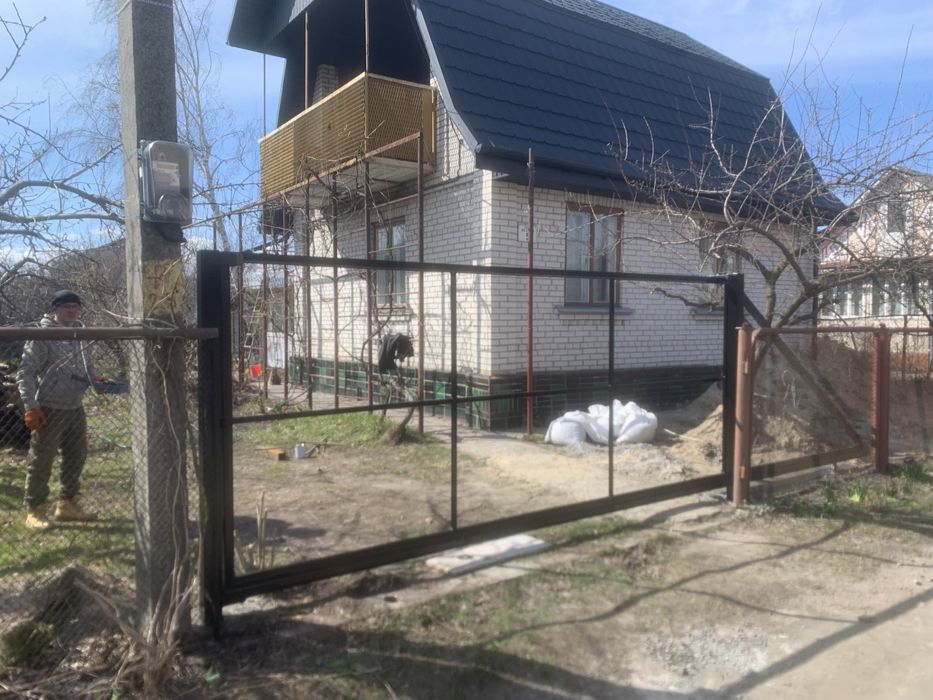 Навіси Тераси Забори Ворота. Монтаж
