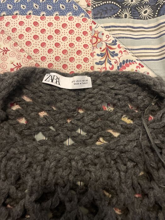Camisola lã Zara cimzenta tamanho S