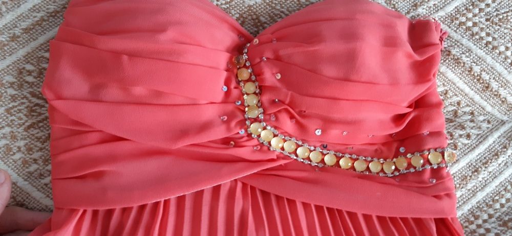 Sukienka plisowana, rozmiar 36 (S),