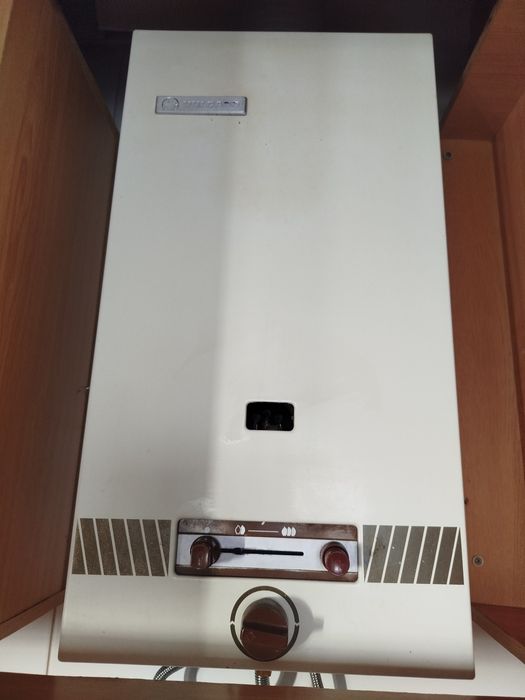 Esquentador Vulcano a funcionar