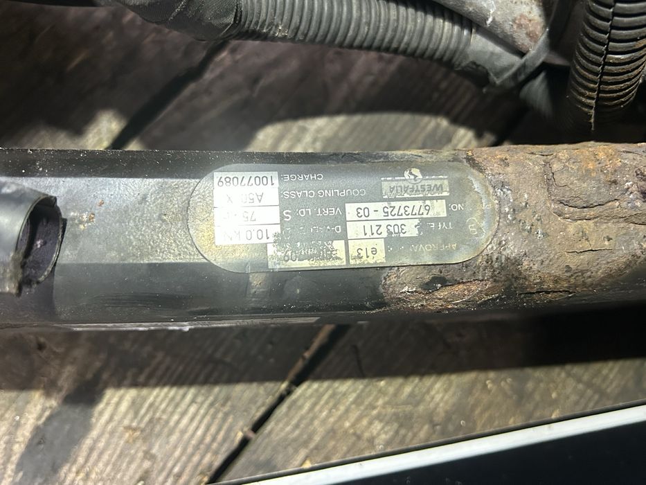 Hak elektryczyny bmw e90 e91 westfalia wysylka kompletna belka