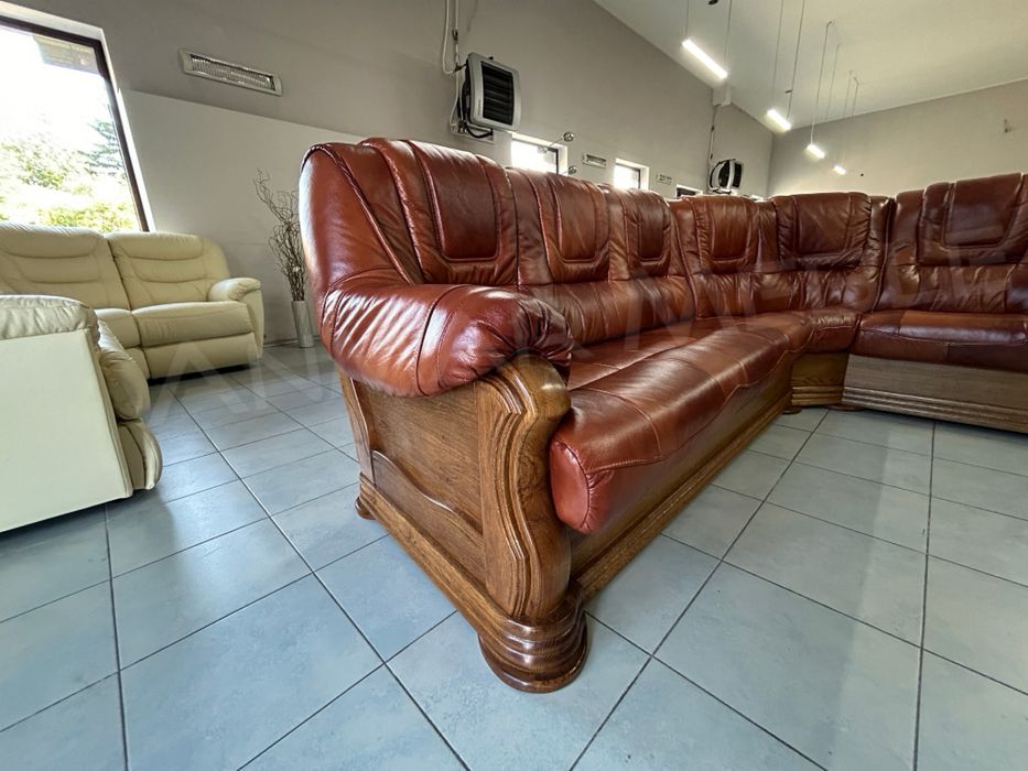 Naroznik skorzany stylowy OMEGA