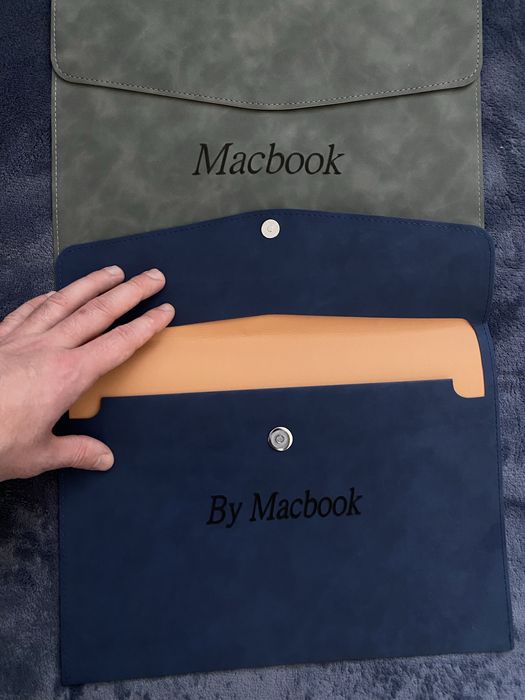 Кожаный чехол для ноутбука макбука macbook air pro
