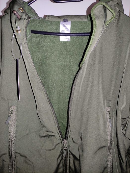 Komplet Softshell Bluza+Spodnie 100% poliester OLIVE 3XL