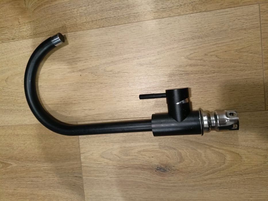 Bateria kran kuchenny czarny ala granit kamień  M10