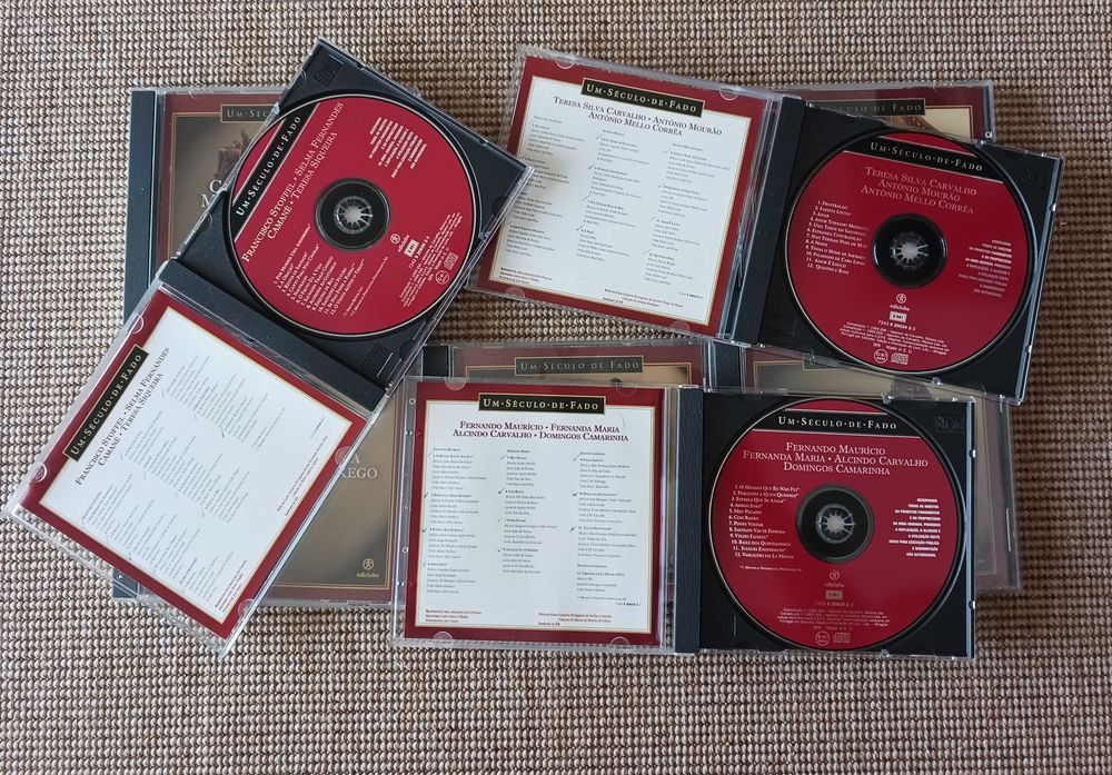Lote de CD's de FADO Antigos - Ediclube