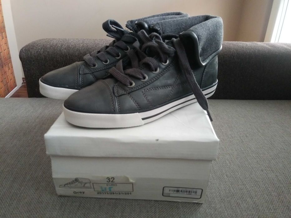 Buty przejściowe wiosenno-jesienne szare rozm. 32