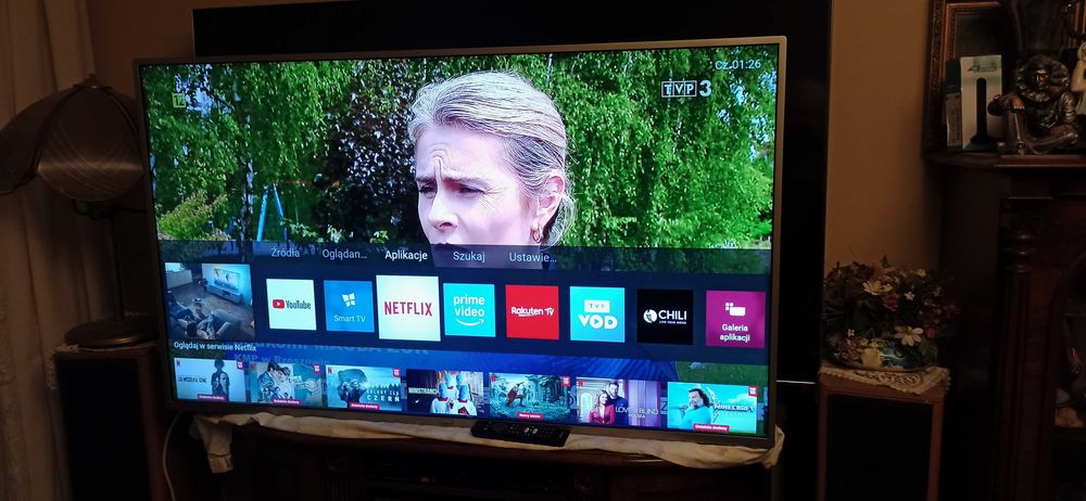 Tv Philips 58PUS7555/12 Smart 4K UHD HDR Hevc uszkodzony- czytaj