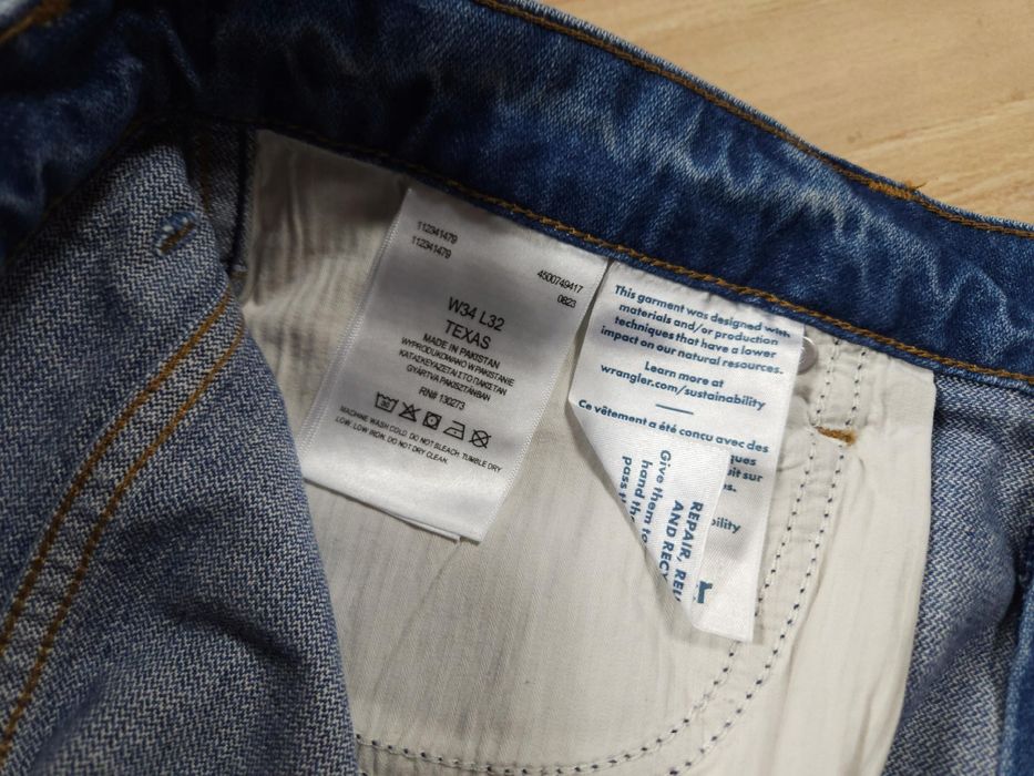 WRANGLER Texas Spodnie Jeans Męskie r. 34/32
