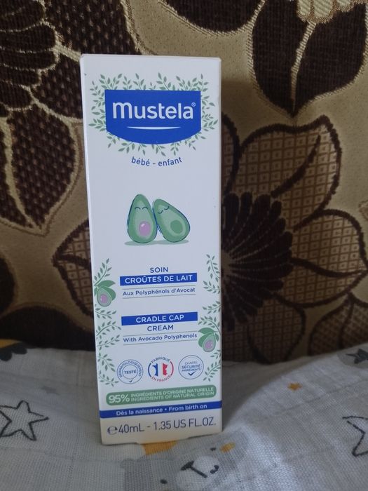 Крем від себорейних (молочних) кірочок Mustela Cradle Cap Cream