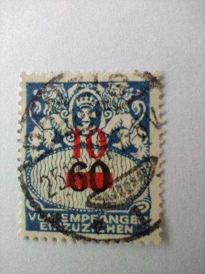 Znaczek (Portomarka) Wolne Miasto Gdańsk 1932r. z ATESTEM