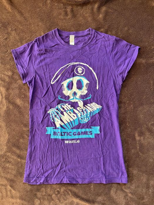 Baltic Games Ambassador t-shirt damski r. S unikat fiolet KB Skatelab