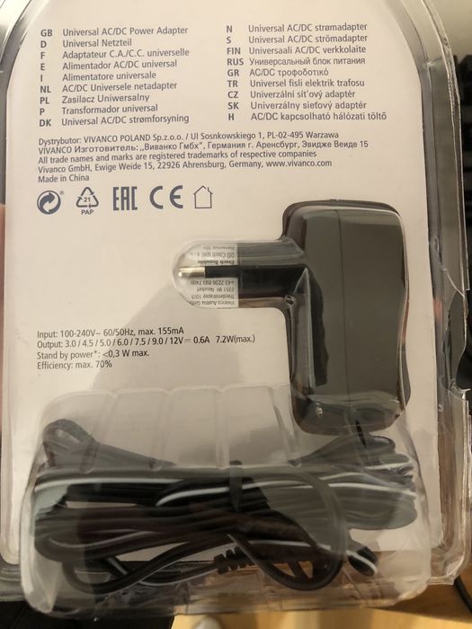 Universal AC/DC Power Adapter