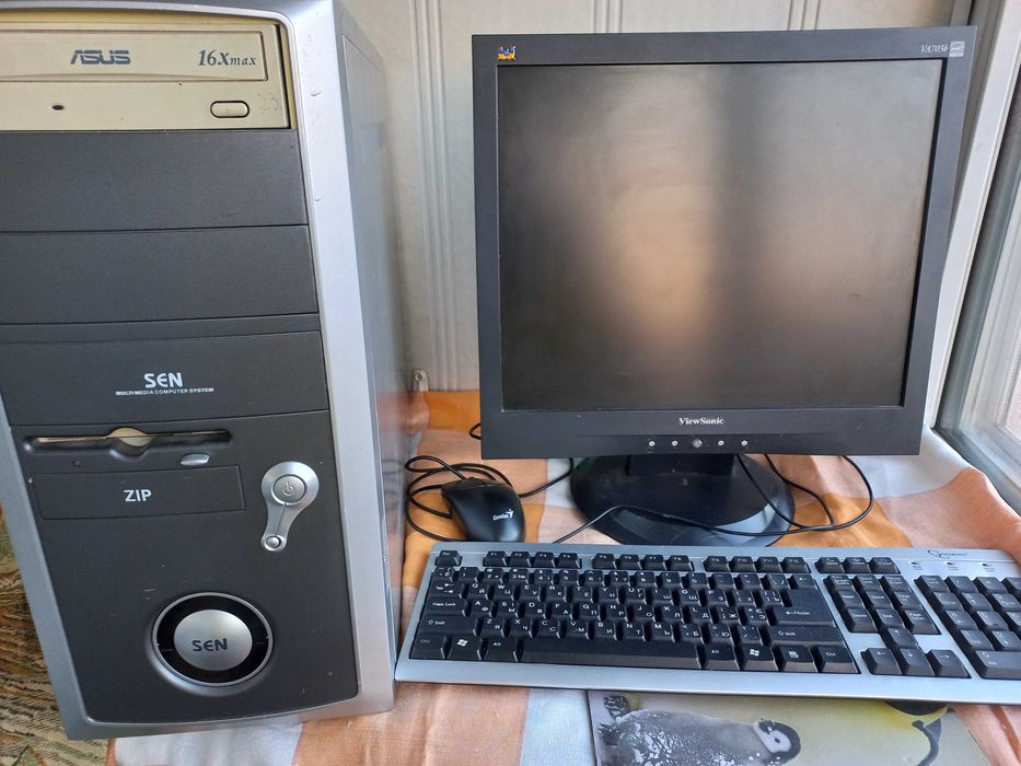 Системный блок ПК +клавиатура. Установлена OS Windows+Office,  Все Ок!