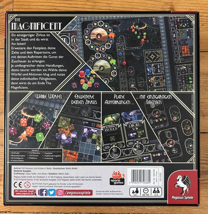 The Magnificent — Jogo de Tabuleiro