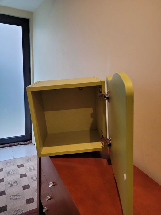 Nicho Parede Prateleira Verde Criança