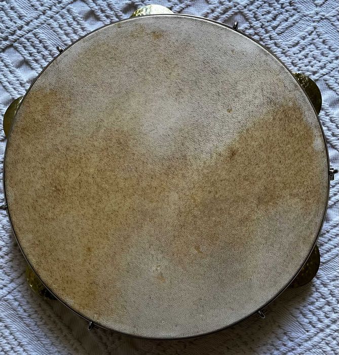 Pandeiro de couro 10 polegadas Luthier