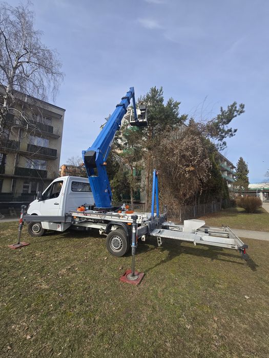 Wynajem podnośnika koszowego zwyżka