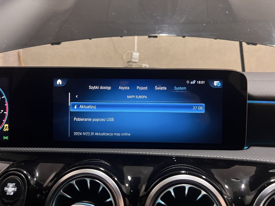 Konwersja USA>EU Menu PL Mercedes NTG5 Kodowanie