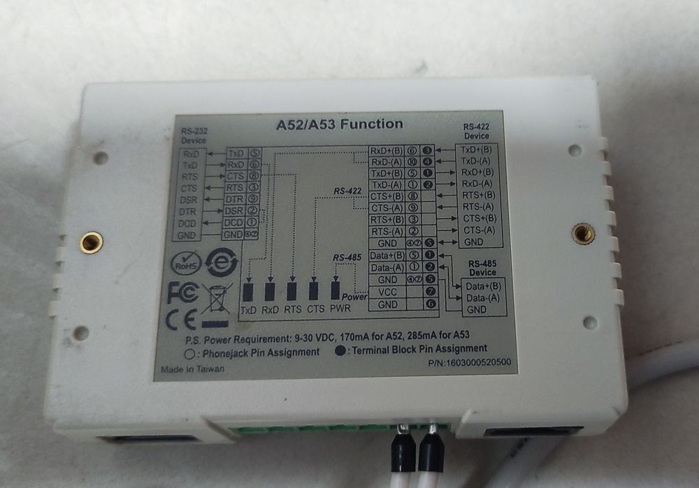 POS термінал Ingenico IPP320, перетворювач RS-232 у RS-422
