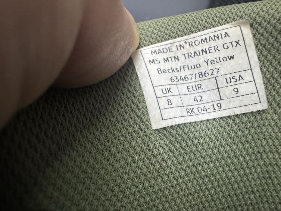 Чоловічі кросівки 42 MS MTN TRAINER GTX