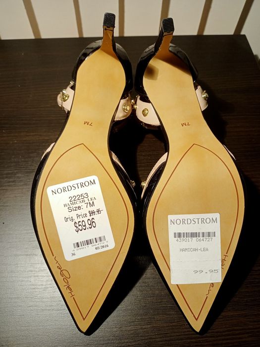 Buty damskie szpilki czarne Haloger z USA r.38 nowe