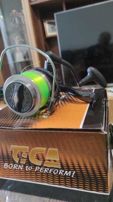 Продам новую карповую катушку TICA Carp Mentor с запасной шпулей