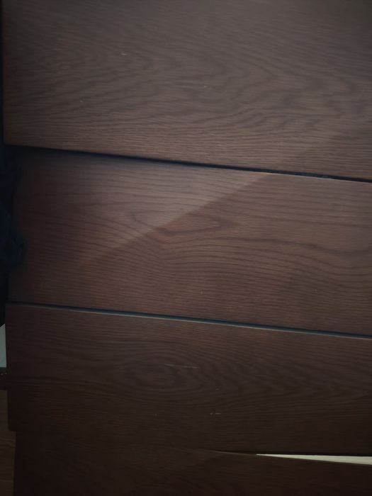 Conjunto de Móveis em Wengué Escuro  Design contemporâneo– estado usado