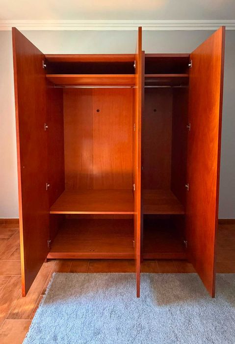 Quarto casal completo em cerejeira