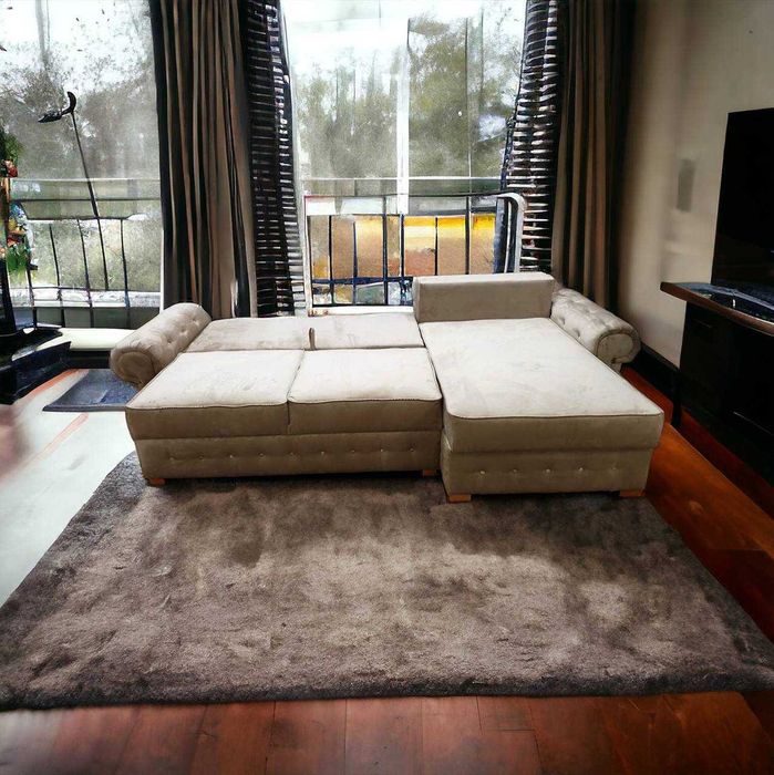 Narożnik CHESTERFIELD "YORK" Nowość!! PROMOCJA! Funkcja spania