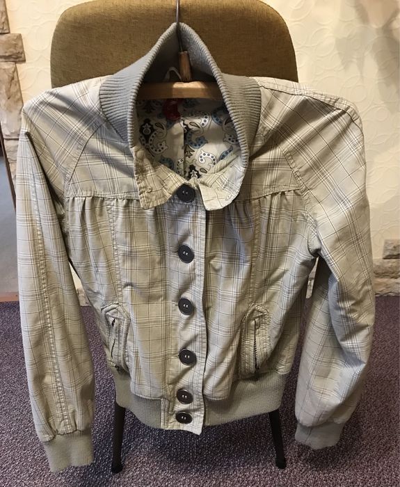 Вітровка жіноча DENIM СО в клітинку. Не Китай.