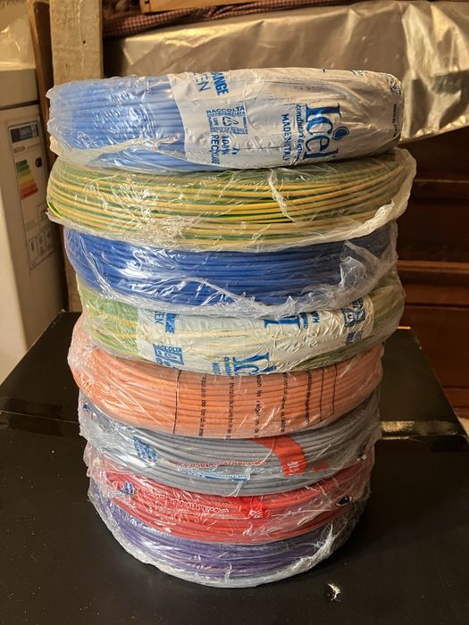 6 Bobines Fil eletrico 1.5mm