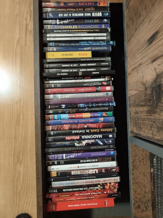 Kolekcja płyt DVD live, koncerty (43 sztuk)