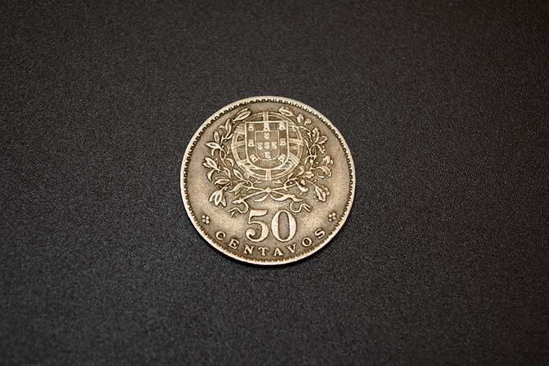 Moeda de 50 Centavos Portuguesa